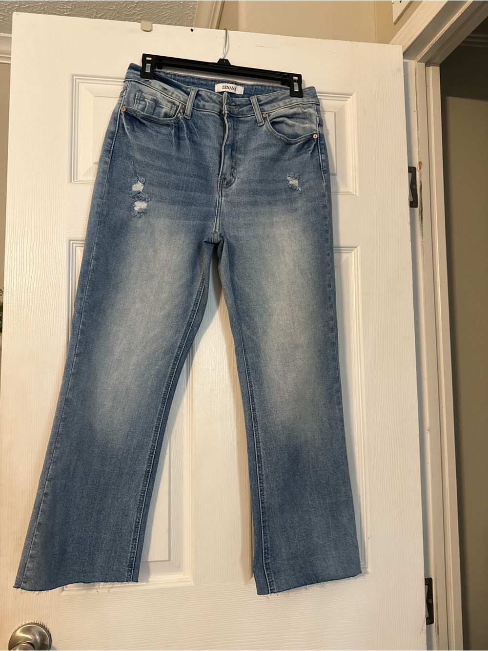 Zenana Outfitters Light Blue Washed Flare Jeans